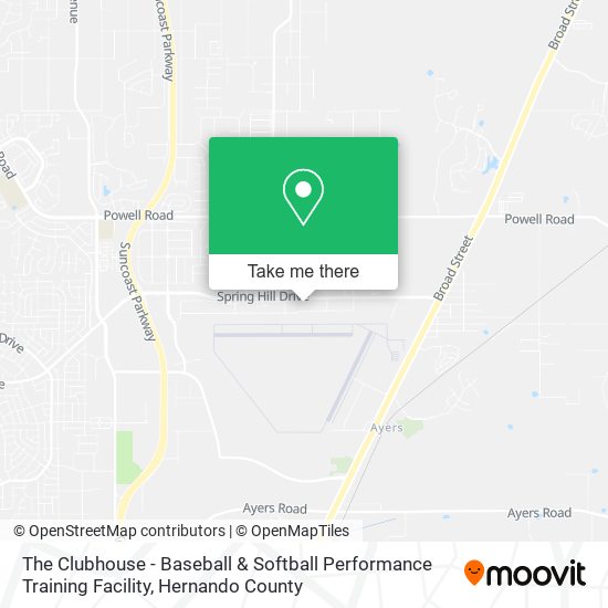 The Clubhouse - Baseball & Softball Performance Training Facility map