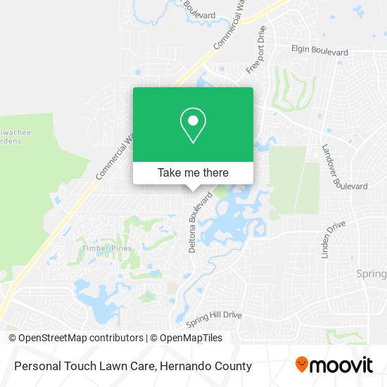 Personal Touch Lawn Care map