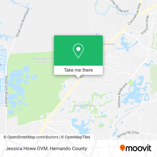 Jessica Howe DVM map