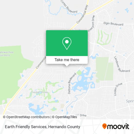 Earth Friendly Services map