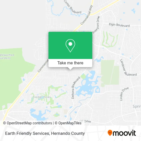 Earth Friendly Services map