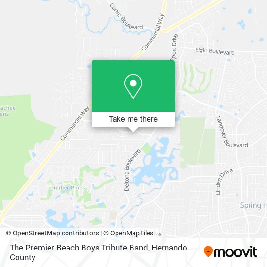 The Premier Beach Boys Tribute Band map