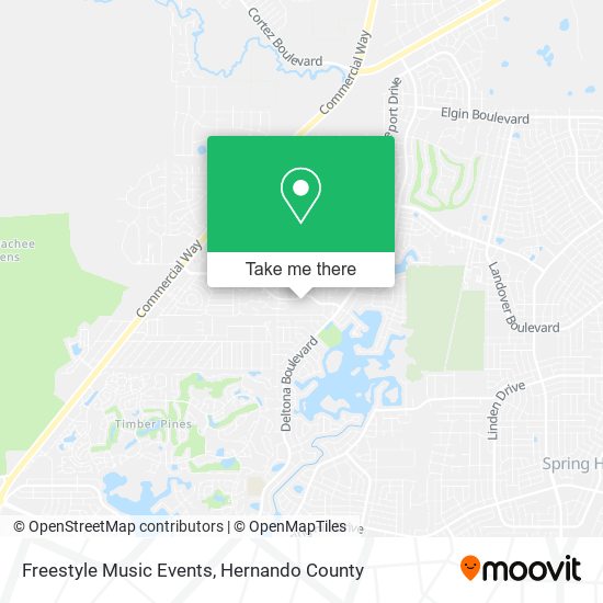 Freestyle Music Events map