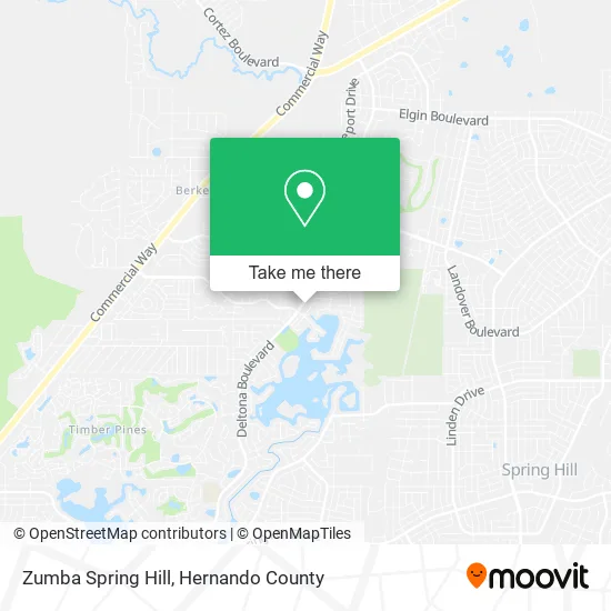 Zumba Spring Hill map