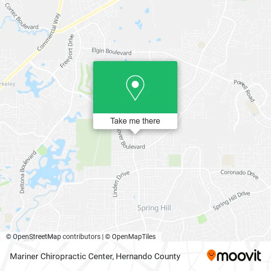 Mariner Chiropractic Center map
