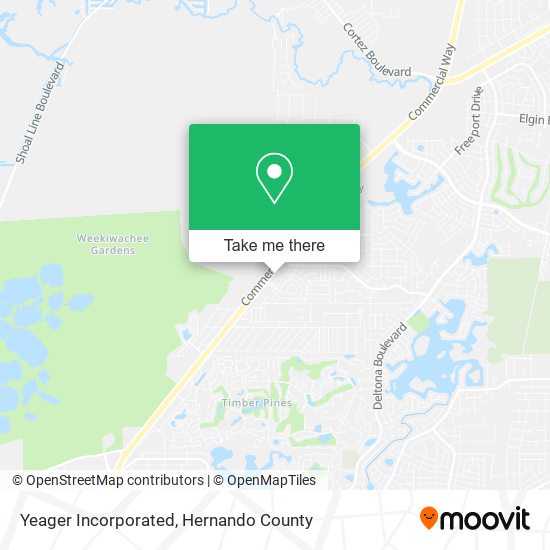 Mapa de Yeager Incorporated