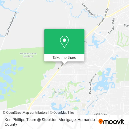 Ken Phillips Team @ Stockton Mortgage map