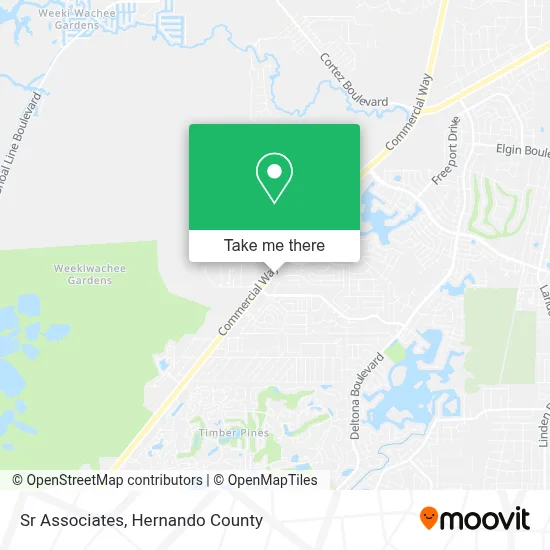 Sr Associates map