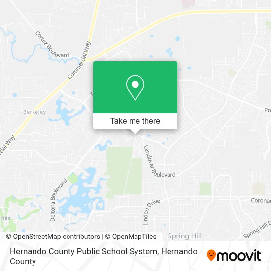 Hernando County Public School System map