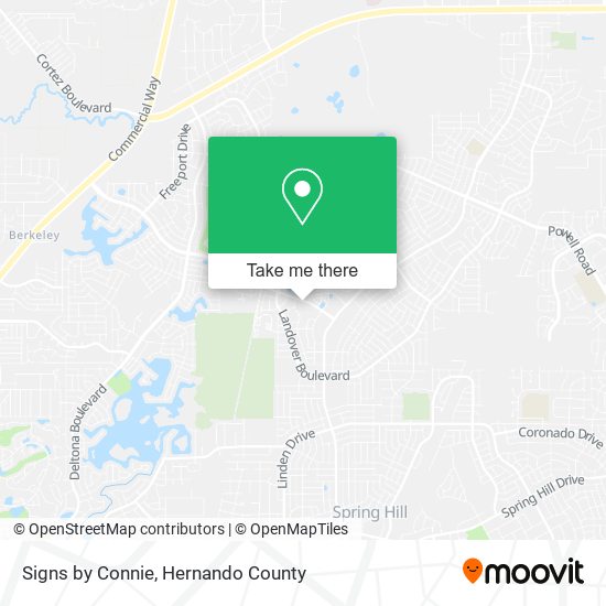 Signs by Connie map