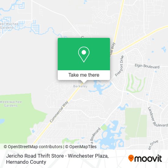 Mapa de Jericho Road Thrift Store - Winchester Plaza