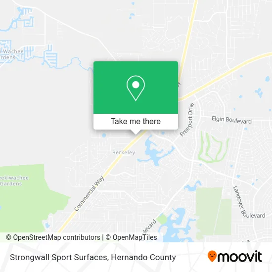 Strongwall Sport Surfaces map