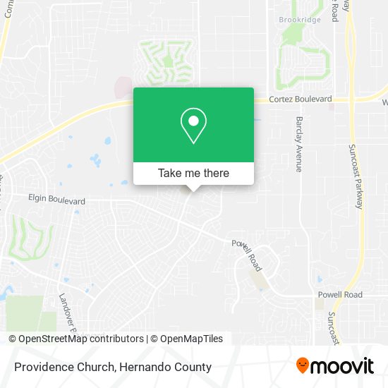 Providence Church map