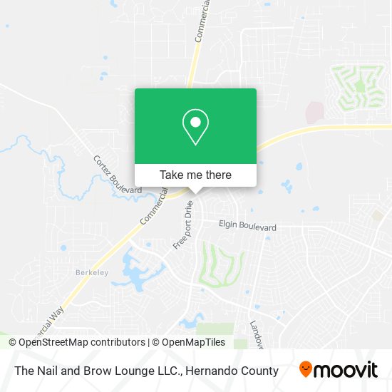 The Nail and Brow Lounge LLC. map