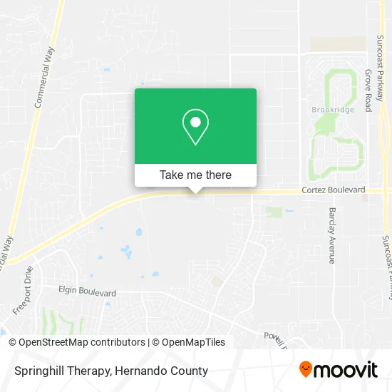 Springhill Therapy map