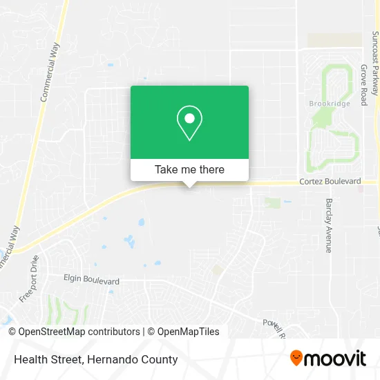 Health Street map