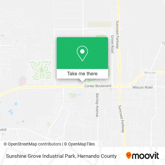 Mapa de Sunshine Grove Industrial Park