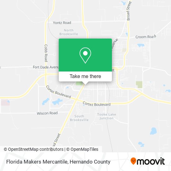 Florida Makers Mercantile map