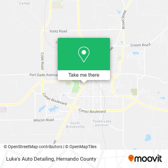 Luke's Auto Detailing map