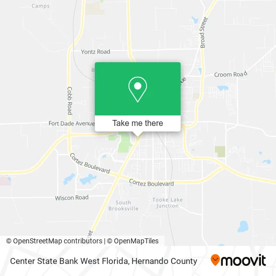 Mapa de Center State Bank West Florida
