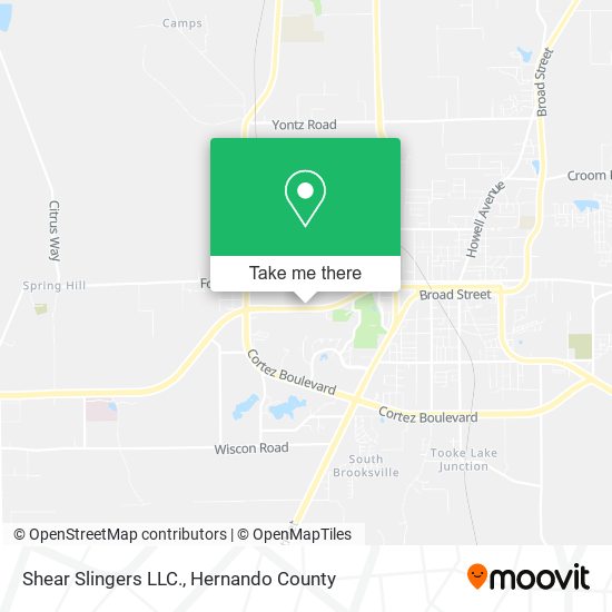 Shear Slingers LLC. map