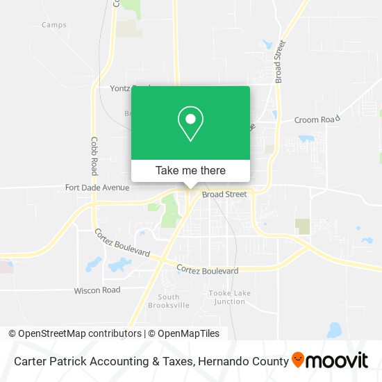 Carter Patrick Accounting & Taxes map