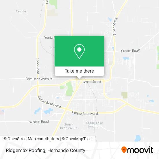 Ridgemax Roofing map