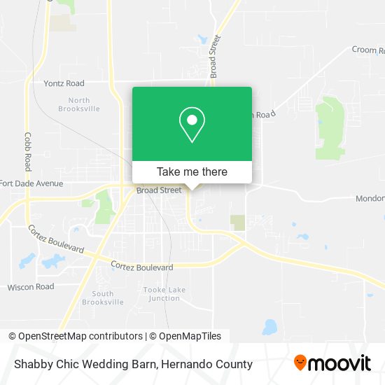Mapa de Shabby Chic Wedding Barn