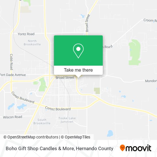 Boho Gift Shop Candles & More map