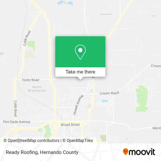 Ready Roofing map