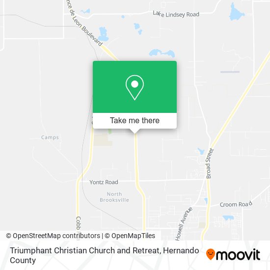 Triumphant Christian Church and Retreat map