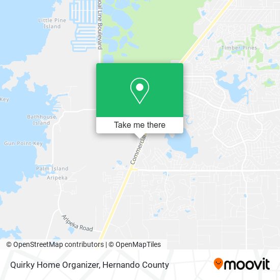 Quirky Home Organizer map