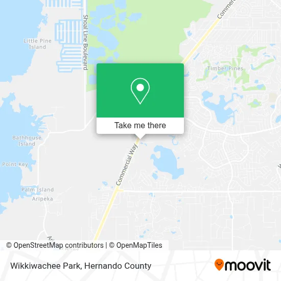 Wikkiwachee Park map