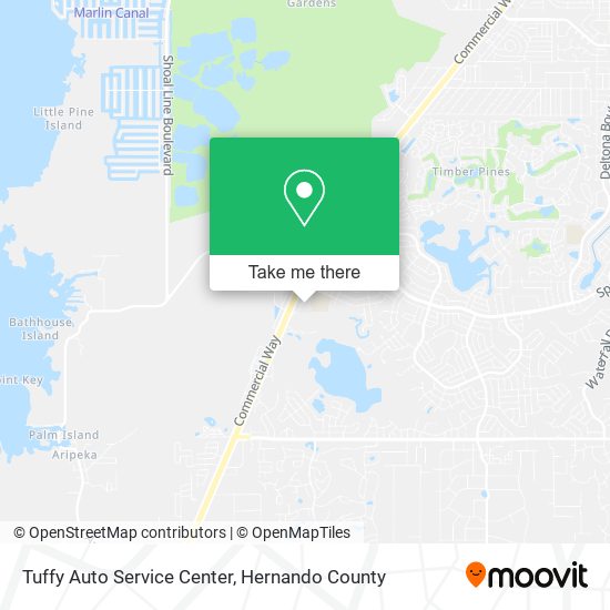 Tuffy Auto Service Center map