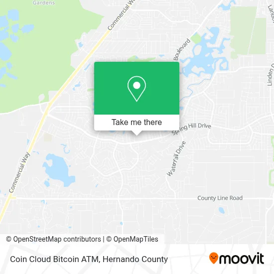 Coin Cloud Bitcoin ATM map