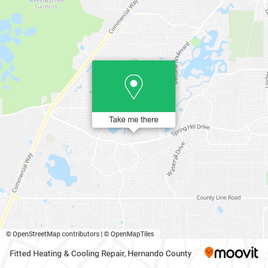 Mapa de Fitted Heating & Cooling Repair