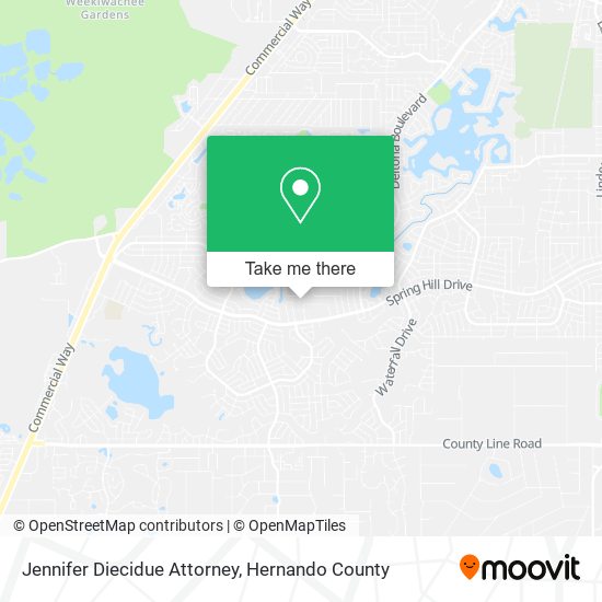 Mapa de Jennifer Diecidue Attorney