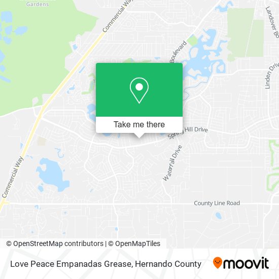 Love Peace Empanadas Grease map