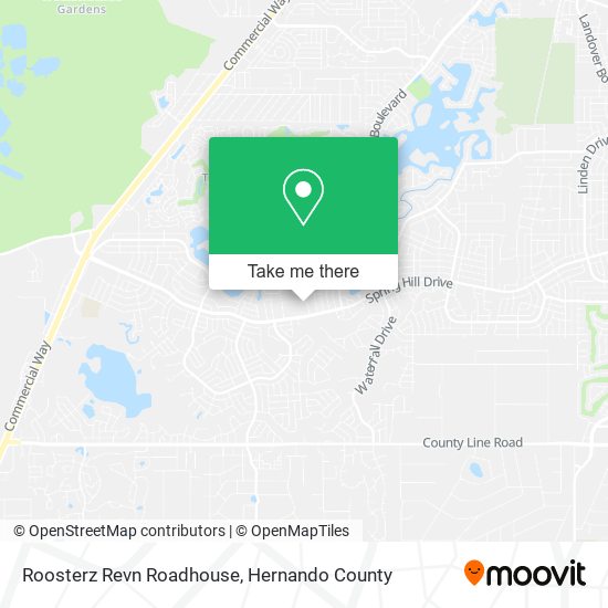 Roosterz Revn Roadhouse map