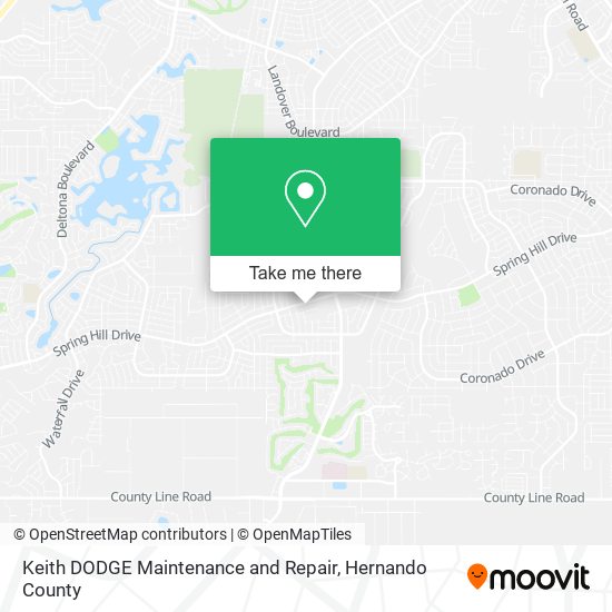 Mapa de Keith DODGE Maintenance and Repair