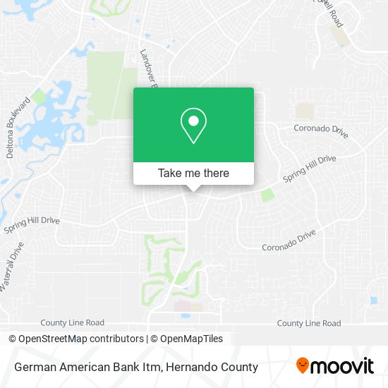 German American Bank Itm map