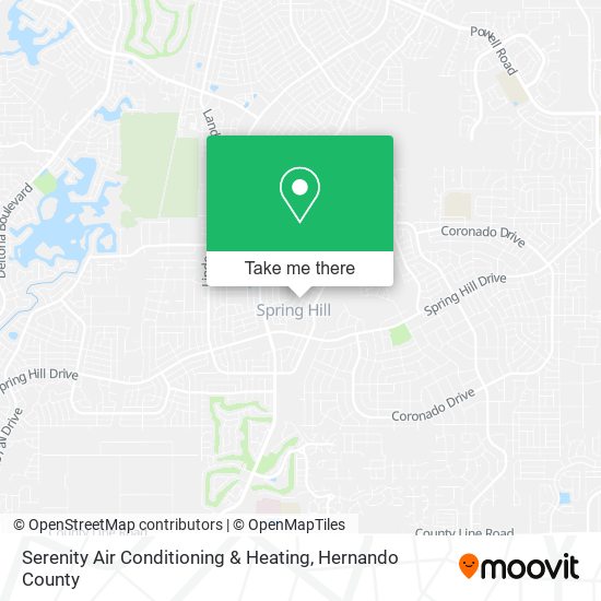 Mapa de Serenity Air Conditioning & Heating