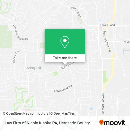 Law Firm of Nicole Klapka PA map
