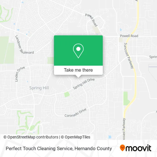 Perfect Touch Cleaning Service map