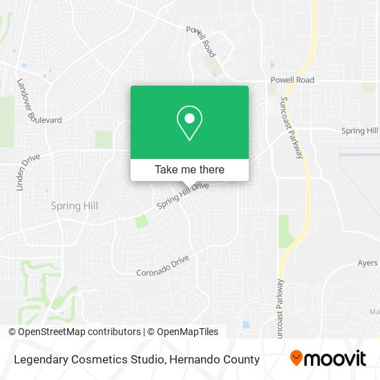 Legendary Cosmetics Studio map