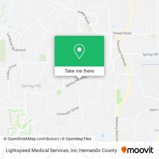 Lightspeed Medical Services, Inc map