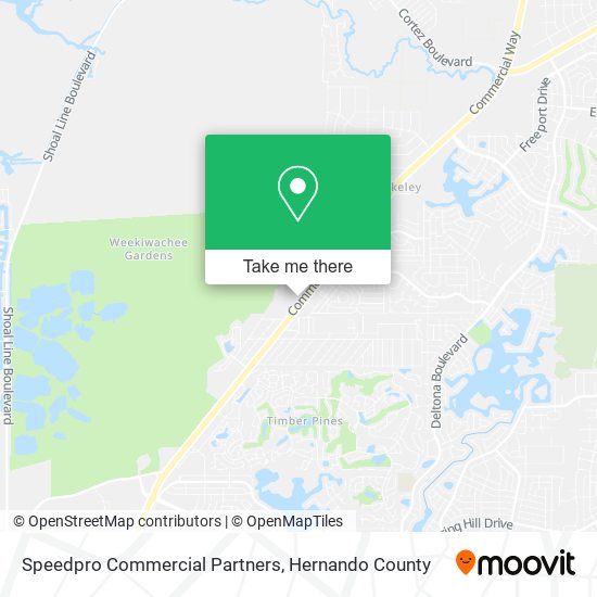 Speedpro Commercial Partners map