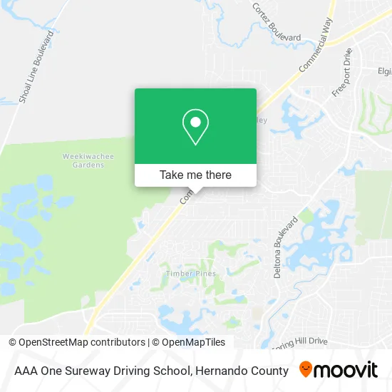 Mapa de AAA One Sureway Driving School