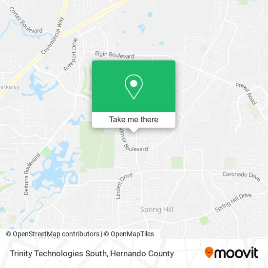 Trinity Technologies South map