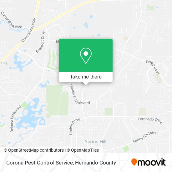 Corona Pest Control Service map